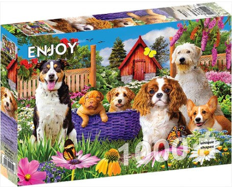 Enjoy 1000pc Jigsaw Puzzle – Puppy Patch