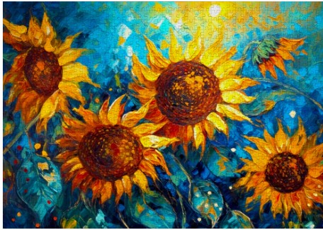 Enjoy 1000pc Jigsaw Puzzle – Sunflowers Reunion