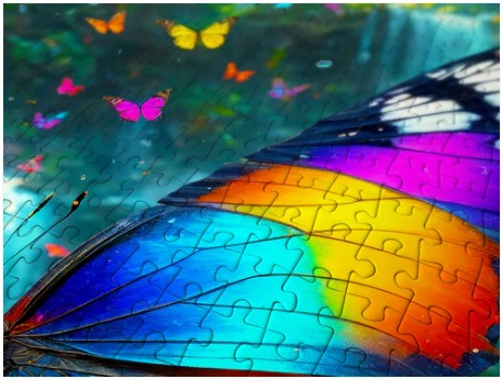Enjoy 1000pc Jigsaw Puzzle – Butterfly in the Forest