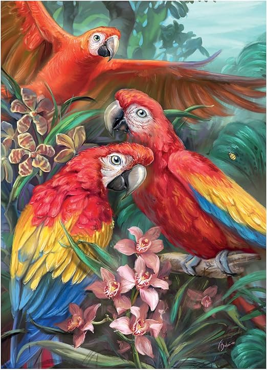 The Gifted Stationery Co. 1000pc Jigsaw Puzzle – Rain Forest Friends