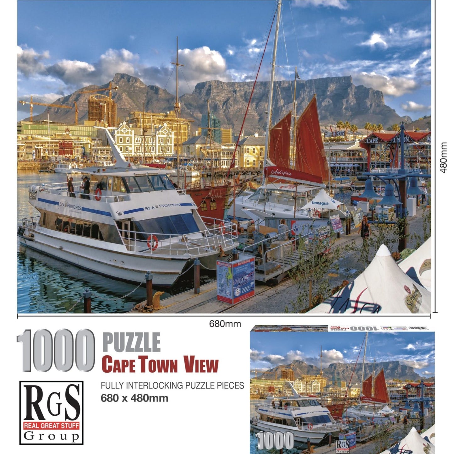 RGS Group 1000pc Jigsaw Puzzle – Cape Town View