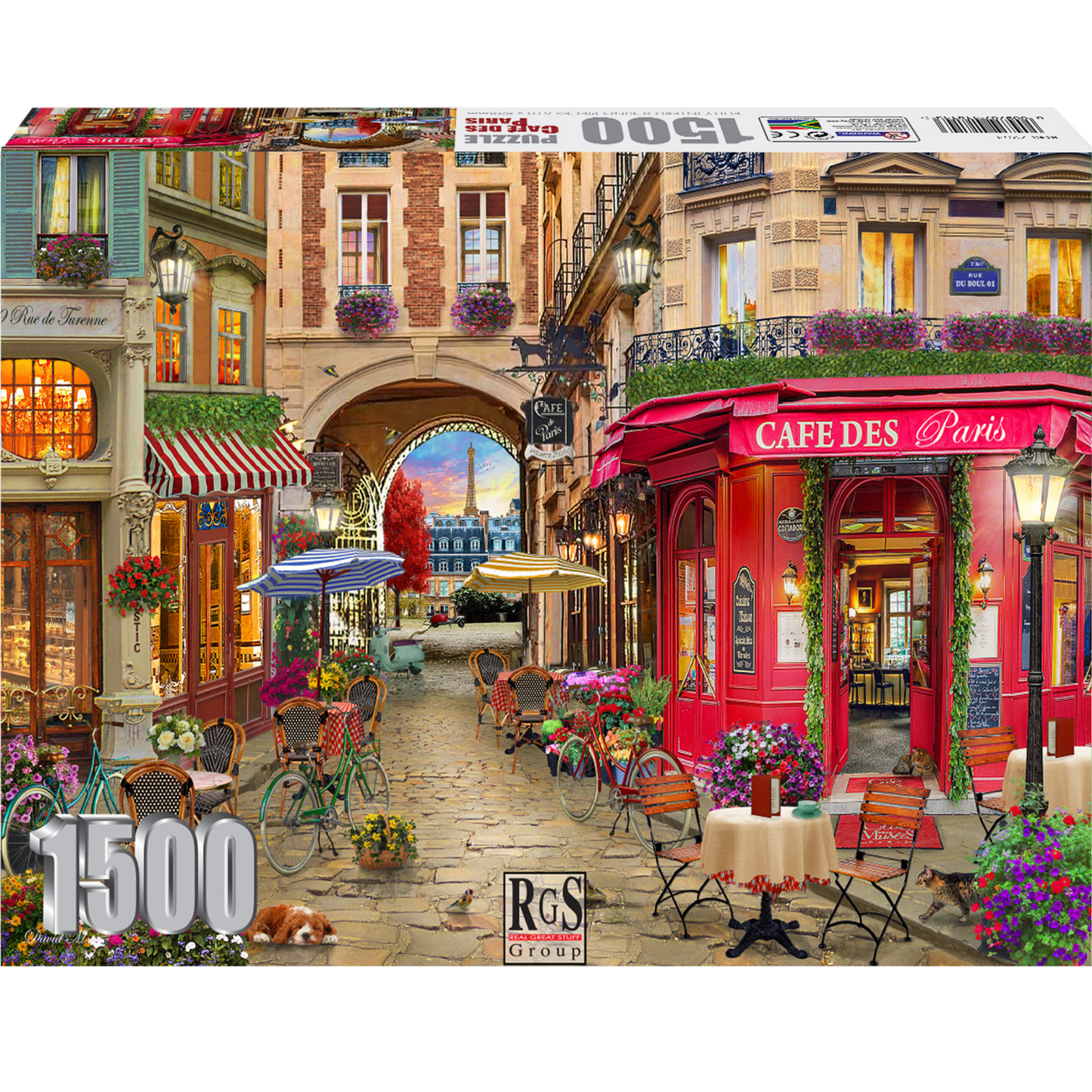RGS Group 1500pc Jigsaw Puzzle – Café des Paris