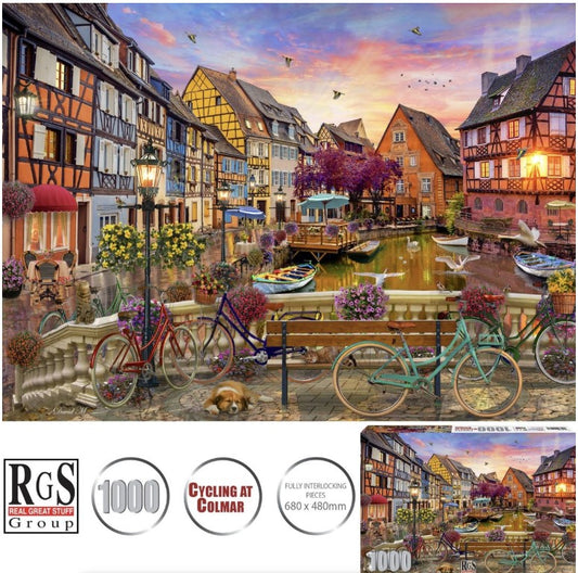 RGS Group 1000pc Jigsaw Puzzle β Cycling at Colmar
