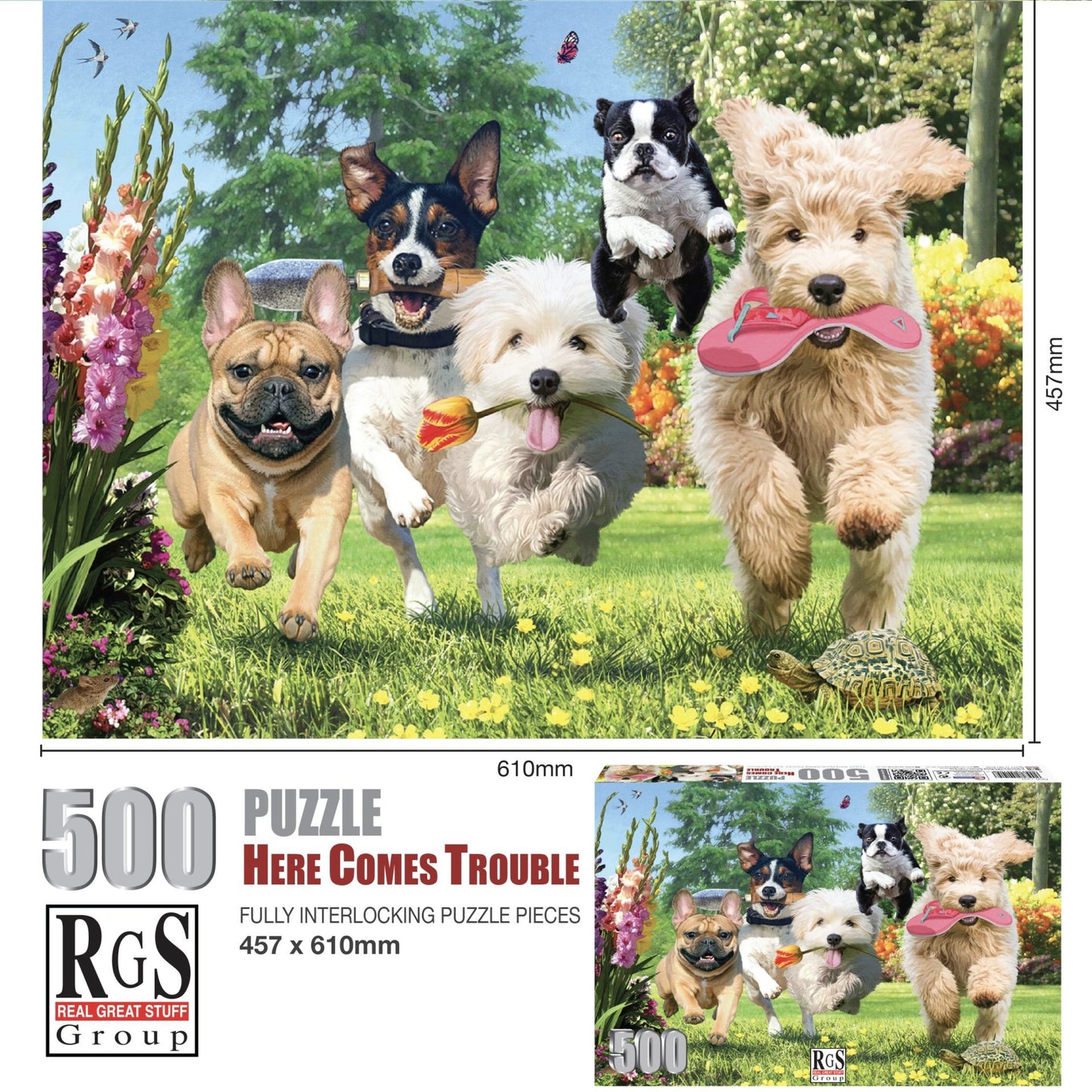 Here comes trouble 500 piece