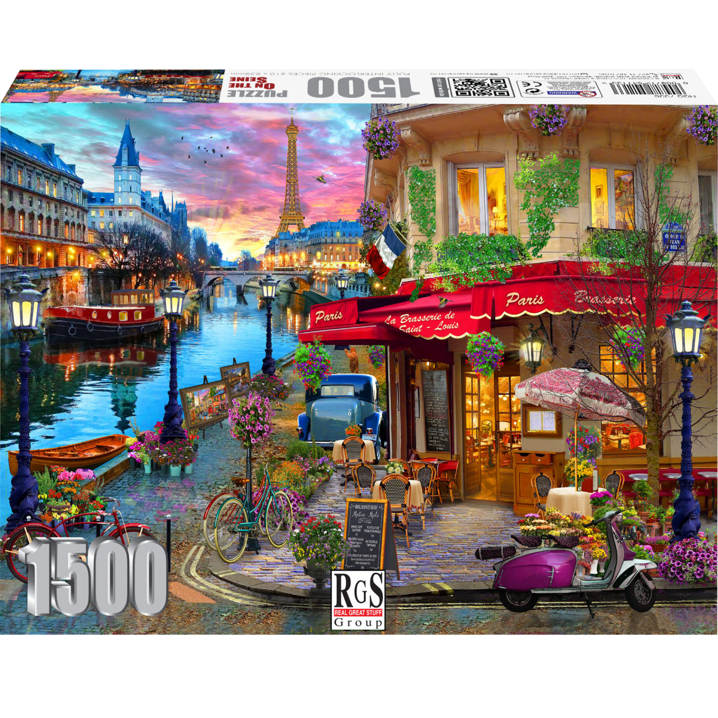 RGS Group 1500pc Jigsaw Puzzle – On the Seine