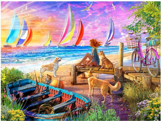 RGS 500pc Jigsaw Puzzle – Pier View (Preloved)