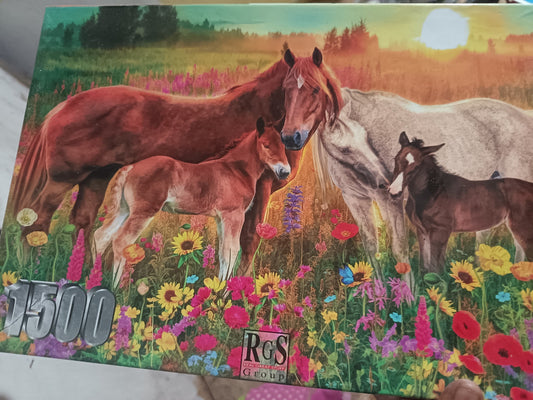 RGS 1500pc Jigsaw Puzzle – Horse Heaven Meadow