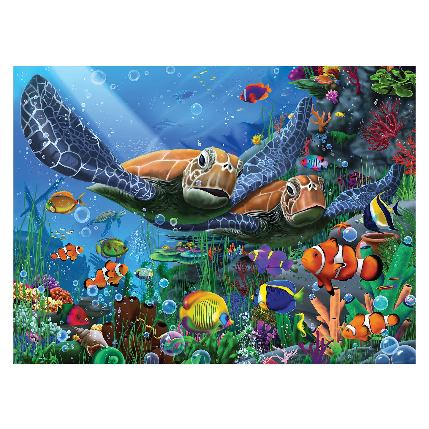 RGS Group 1500pc Jigsaw Puzzle – Turtles of the Deep