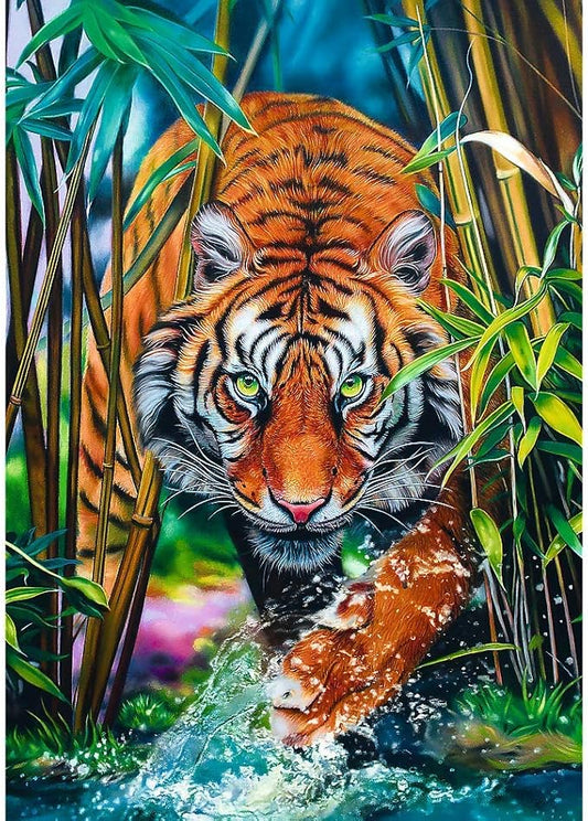 Trefl 1000pc Jigsaw Puzzle β Tiger in Bamboo Forest