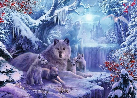 Ravensburger Winter Wolves – 1000 Piece Puzzle (Preloved)