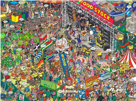 RGS Group 500pc Jigsaw Puzzle β Woodstock: Food Stock Edition