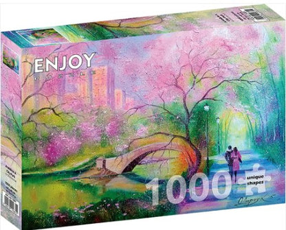 Enjoy 1000pc Jigsaw Puzzle – A Walk in a City Park