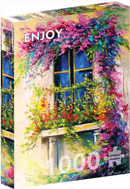 Enjoy 1000pc Jigsaw Puzzle – Blooming Balcony