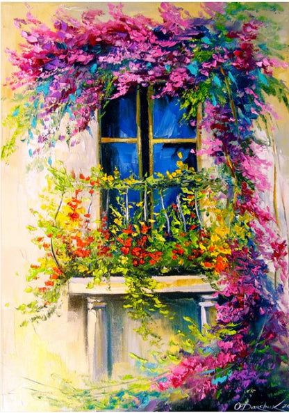 Enjoy 1000pc Jigsaw Puzzle – Blooming Balcony