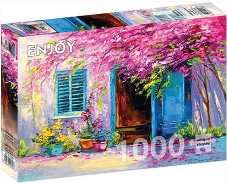 Enjoy 1000pc Jigsaw Puzzle – Blooming Courtyard