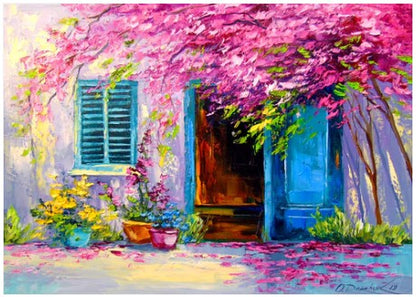 Enjoy 1000pc Jigsaw Puzzle – Blooming Courtyard