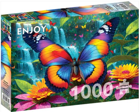Enjoy 1000pc Jigsaw Puzzle – Butterfly in the Forest