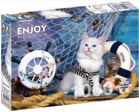 Enjoy 1000pc Jigsaw Puzzle – Captain Kitten