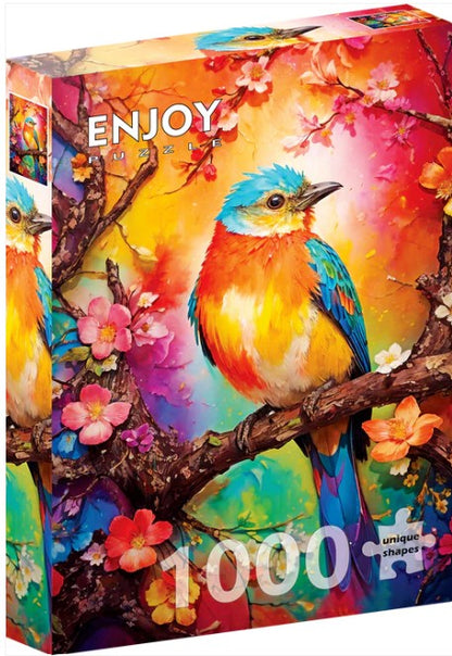 Enjoy 1000pc Jigsaw Puzzle – Colorful Birdie