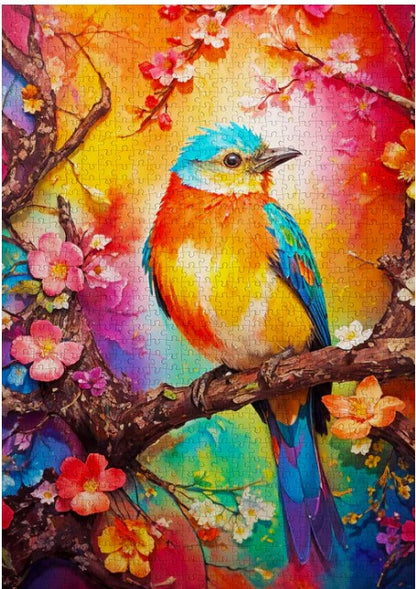 Enjoy 1000pc Jigsaw Puzzle – Colorful Birdie