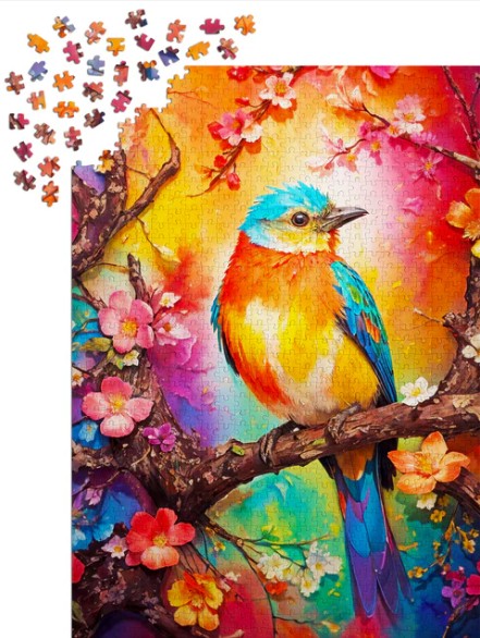 Enjoy 1000pc Jigsaw Puzzle – Colorful Birdie