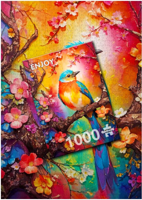Enjoy 1000pc Jigsaw Puzzle – Colorful Birdie