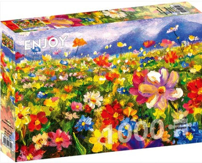 Enjoy 1000pc Jigsaw Puzzle – Colorful Flower Meadow