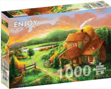 Enjoy 1000pc Jigsaw Puzzle – Cottage at Dusk
