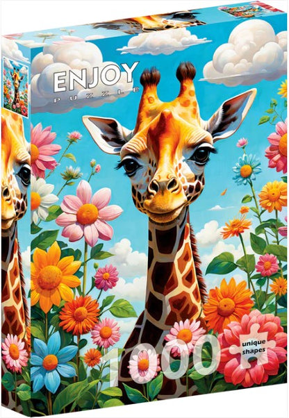 Enjoy 1000pc Jigsaw Puzzle – Cute Giraffe