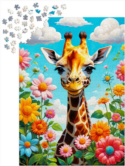 Enjoy 1000pc Jigsaw Puzzle – Cute Giraffe