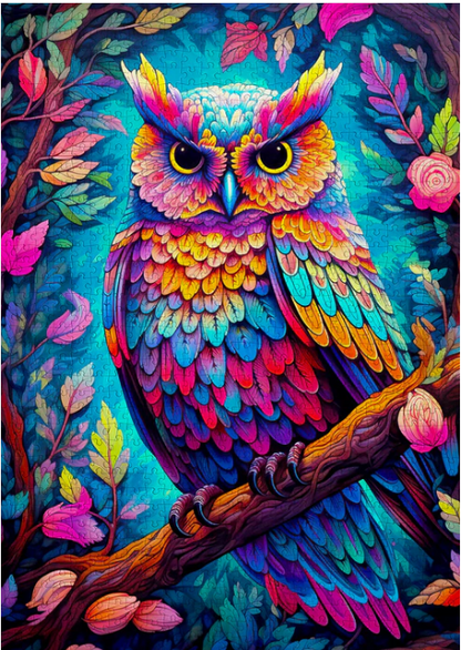 Enjoy 1000pc Jigsaw Puzzle – Dazzling Owl