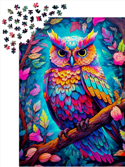 Enjoy 1000pc Jigsaw Puzzle – Dazzling Owl