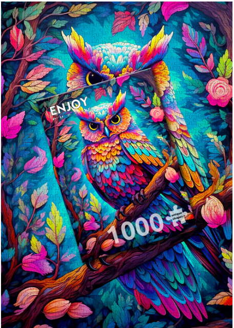 Enjoy 1000pc Jigsaw Puzzle – Dazzling Owl