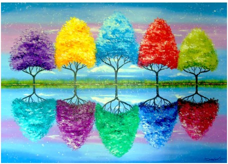 Enjoy 1000pc Jigsaw Puzzle – Each Tree Has Its Own Colorful History