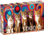 Enjoy 1000pc Jigsaw Puzzle – Five Cats