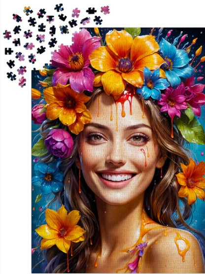 Enjoy 1000pc Jigsaw Puzzle – Flower Girl