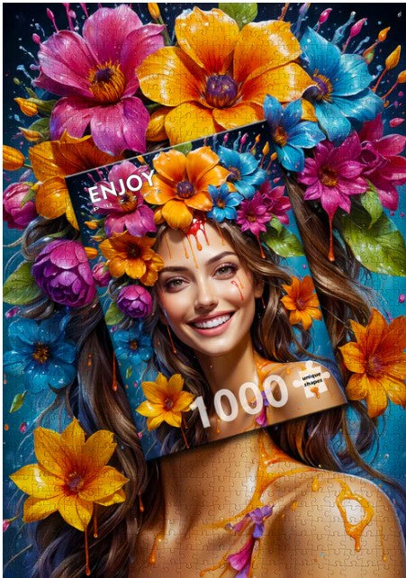 Enjoy 1000pc Jigsaw Puzzle – Flower Girl