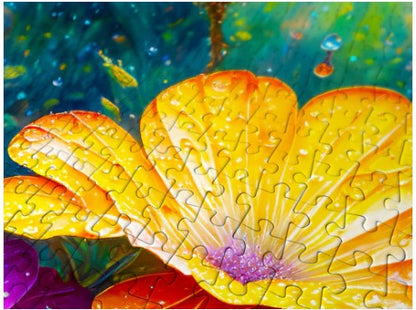 Enjoy 1000pc Jigsaw Puzzle – Flowers in the Rain