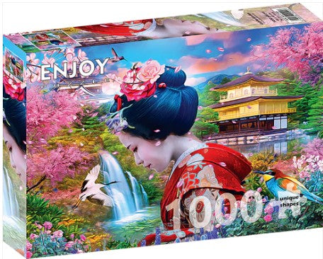 Enjoy 1000pc Jigsaw Puzzle – Geisha Garden