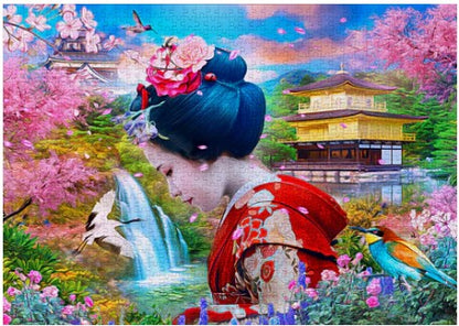 Enjoy 1000pc Jigsaw Puzzle – Geisha Garden