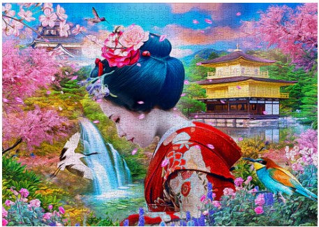 Enjoy 1000pc Jigsaw Puzzle – Geisha Garden