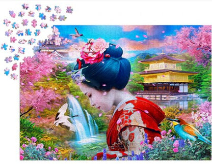 Enjoy 1000pc Jigsaw Puzzle – Geisha Garden