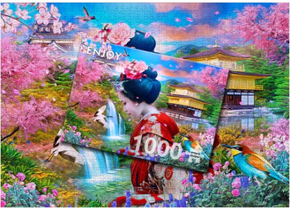 Enjoy 1000pc Jigsaw Puzzle – Geisha Garden