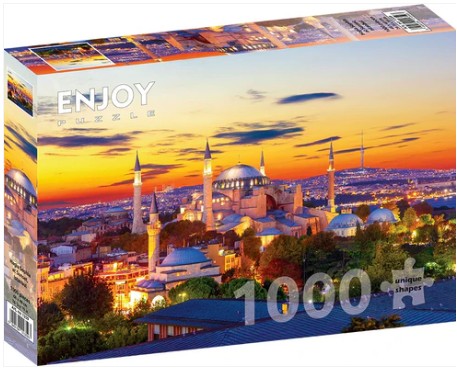 Enjoy 1000pc Jigsaw Puzzle – Hagia Sophia at Sunset