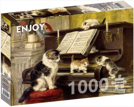 Enjoy 1000pc Jigsaw Puzzle – Henriette Ronner-Knip: The Piano Lesson