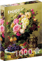 Enjoy 1000pc Jigsaw Puzzle – Jean-Baptiste Robie: Still Life with Roses