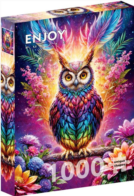 Enjoy 1000pc Jigsaw Puzzle – Neon Owl