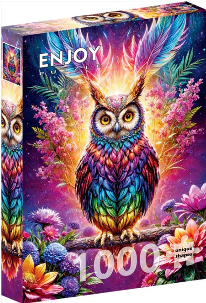 Enjoy 1000pc Jigsaw Puzzle – Neon Owl