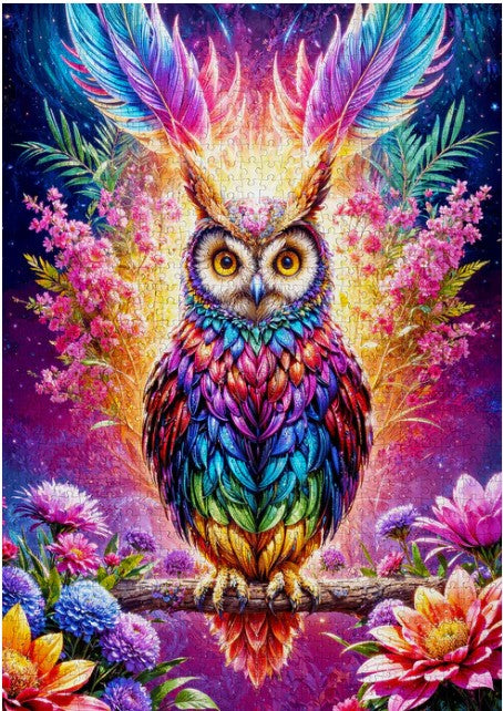 Enjoy 1000pc Jigsaw Puzzle – Neon Owl