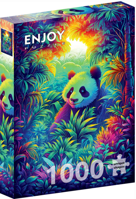 Enjoy 1000pc Jigsaw Puzzle – Panda Corner